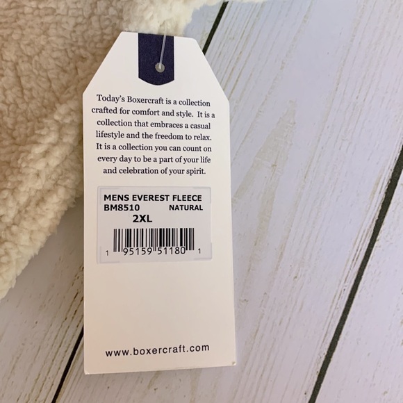 NWT Boxercraft Everest‎ Quarter Zip Fleece Pullover Men's 2XL - Picture 11 of 13